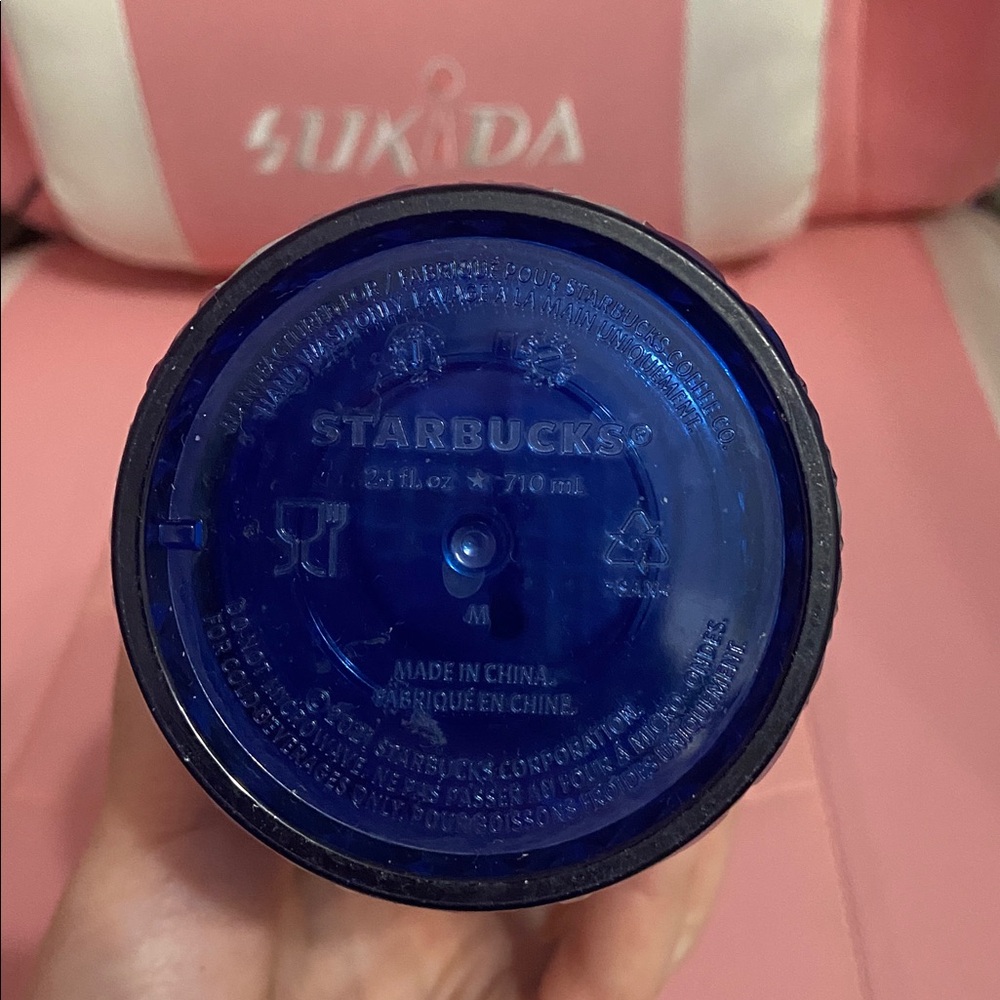 Starbucks Blue Tumbler with Straw - Picture 2 of 3